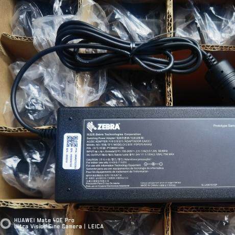 原装斑马ZC100ZC300条码证卡打印机电源线 24V3.125A4.17A ZD420