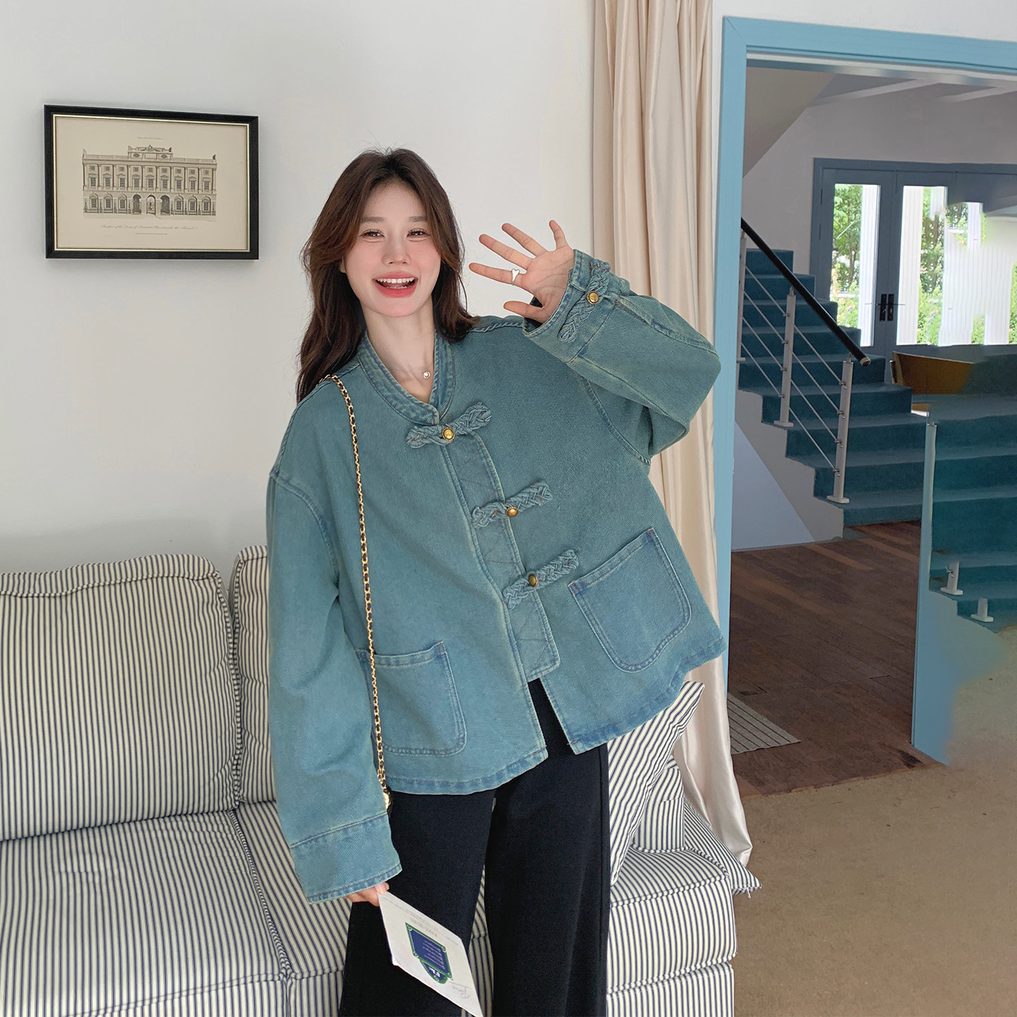 韩系气质休闲牛仔外套女春季2026新款短款小个子流行爆款超火夹克,女装/女士精品,短外套,淘宝优惠券,粉丝福利购,淘宝优惠卷