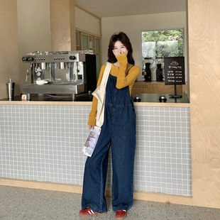 俏皮活泼减龄学院风牛仔背带裤套装女春季2026新款ootd穿搭两件套