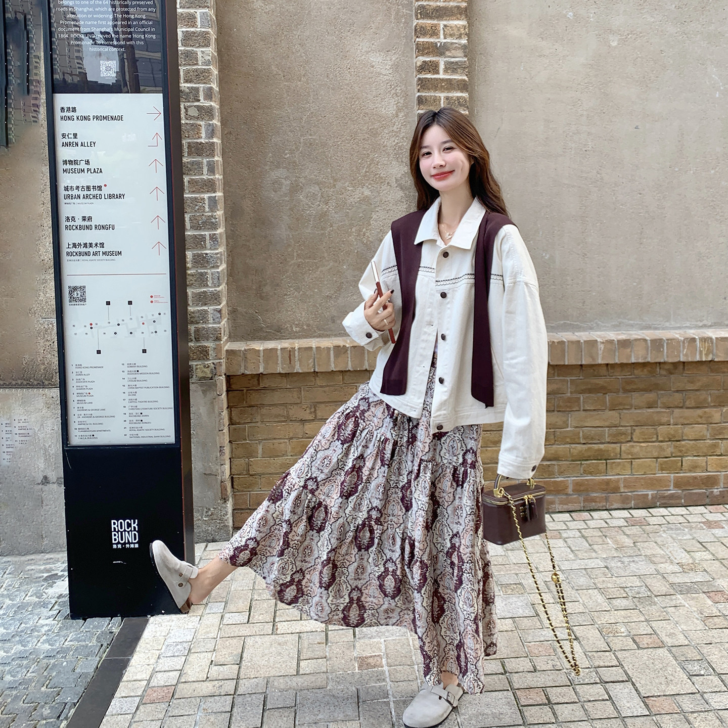 可盐可甜翻领米白色短外套女春季2026新款小个子休闲韩系流行夹克