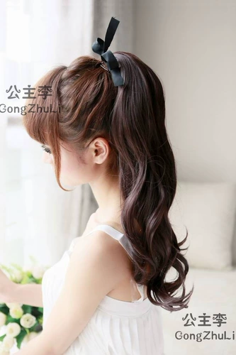 公主李 Хвостик, парик, волнистый кудрявый искусственный хвост