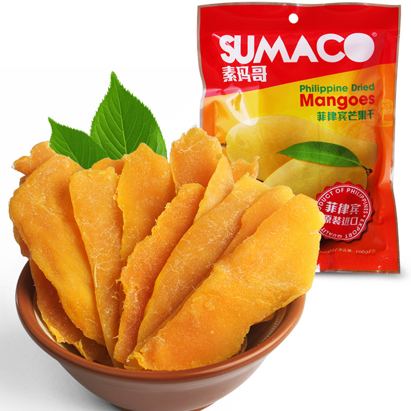 菲律宾进口 素玛哥芒果干100g 零食品