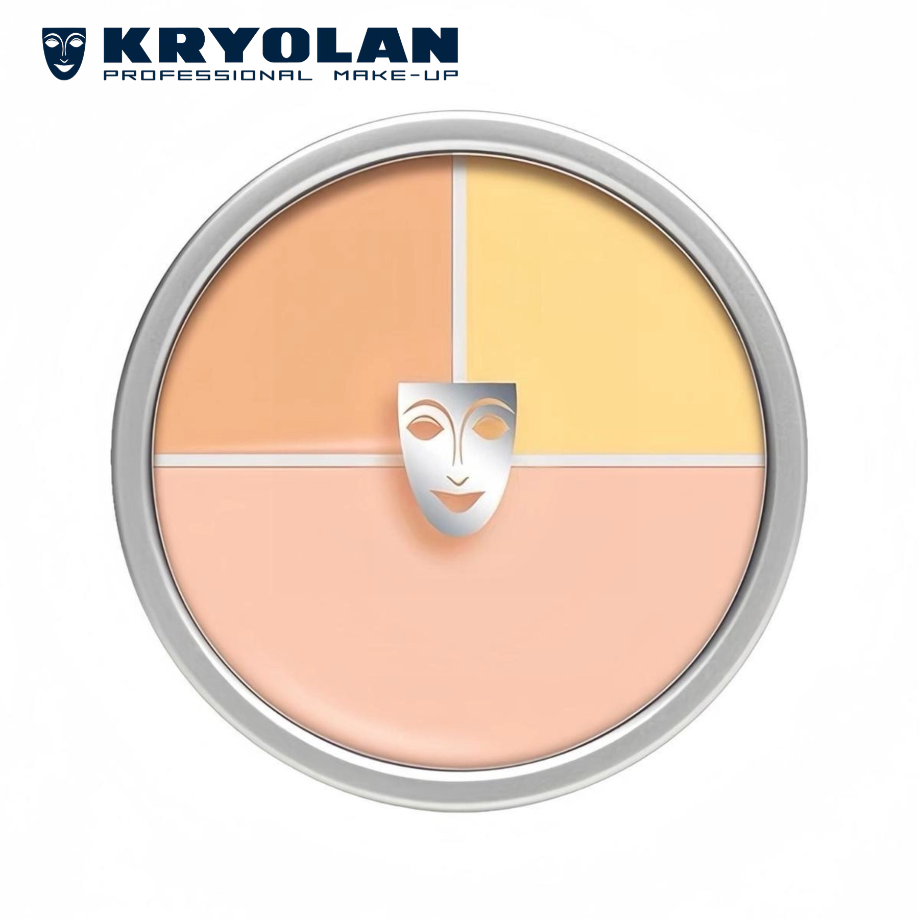 KRYOLAN德国面具歌剧魅影3色粉底膏立体塑颜高遮瑕轻妆感滋润保湿