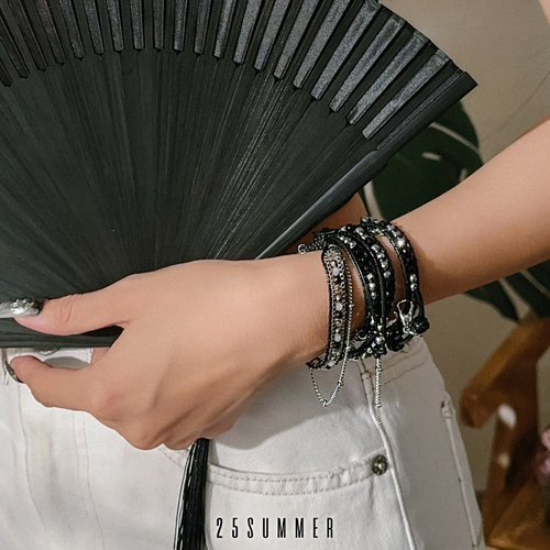 25SUMMER女编织手链项链