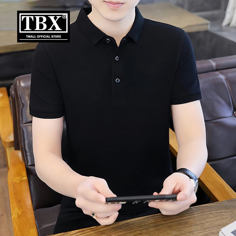 高端POLO衫男士短袖t恤2026新款夏季天纯棉翻领商务休闲保罗男款