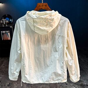 柏图男装 ~连帽外套防晒衣男夏季新款户外百搭宽松男士夹克春秋