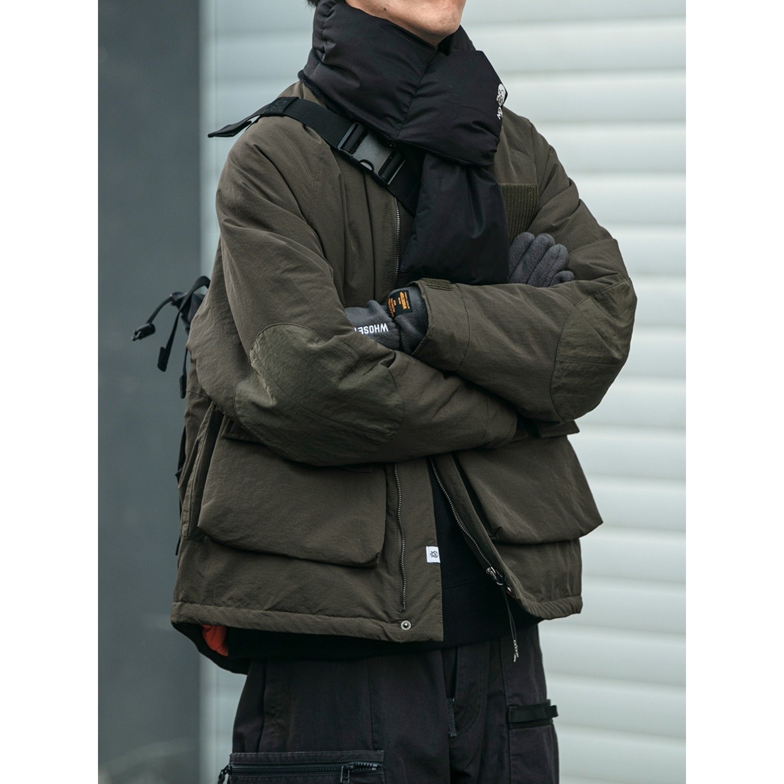 【日系复古】Ander Jurnal工装棉服男士冬季口袋小立领魔术贴外套,男装,秀禾服,淘宝优惠券,粉丝福利购,淘宝优惠卷