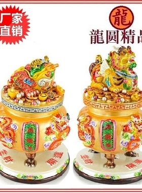 金蟾貔貅旺铺办公室传统工艺品