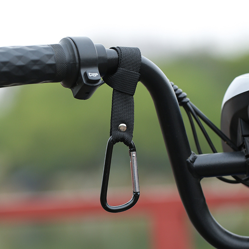 电动车挂钩前置通用电瓶车自行车摩托车登山扣外卖万能用车载挂钩