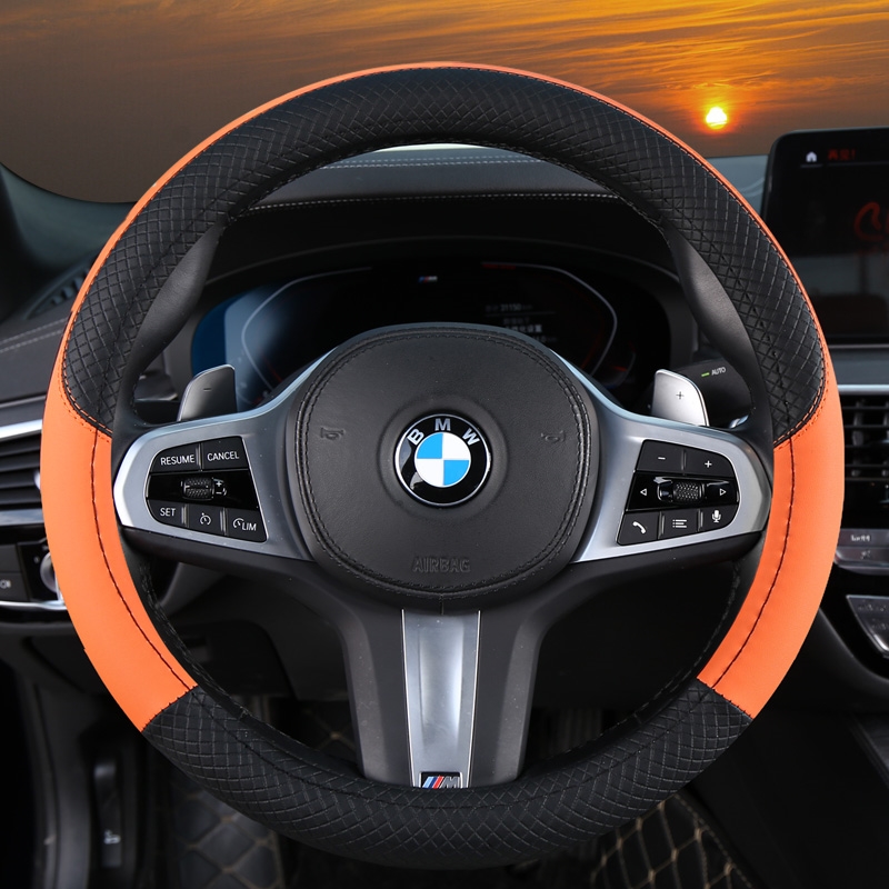 比亚迪宋plusdmi方向盘套宋prodmi宋max秦plus元ev海豚鸥皮革把套