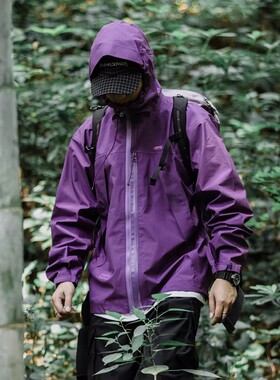 隐蔽者防风防雨硬壳冲锋衣外套男潮牌春秋款户外机能登山工装夹克