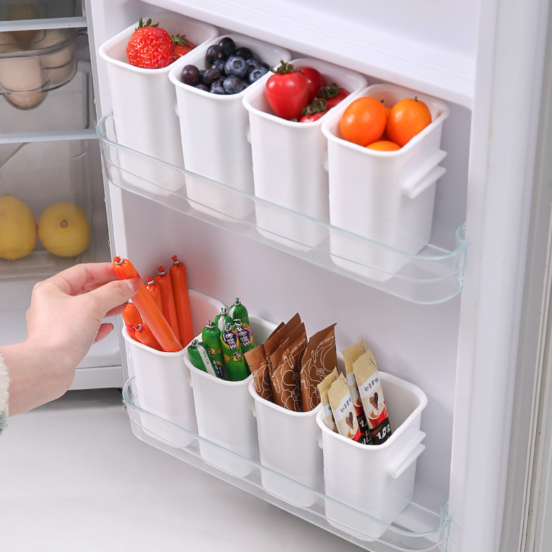 拼接沥水盒自由拼接冰箱侧门收纳盒分类整理储物神器桌面笔筒筷筒高性价比高么？