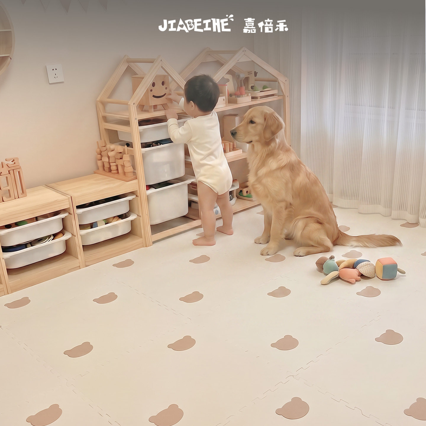 嘉倍禾婴幼儿加厚爬爬垫图片