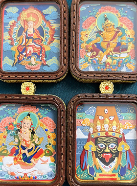 新款高档纯手工手绘立体转运唐卡