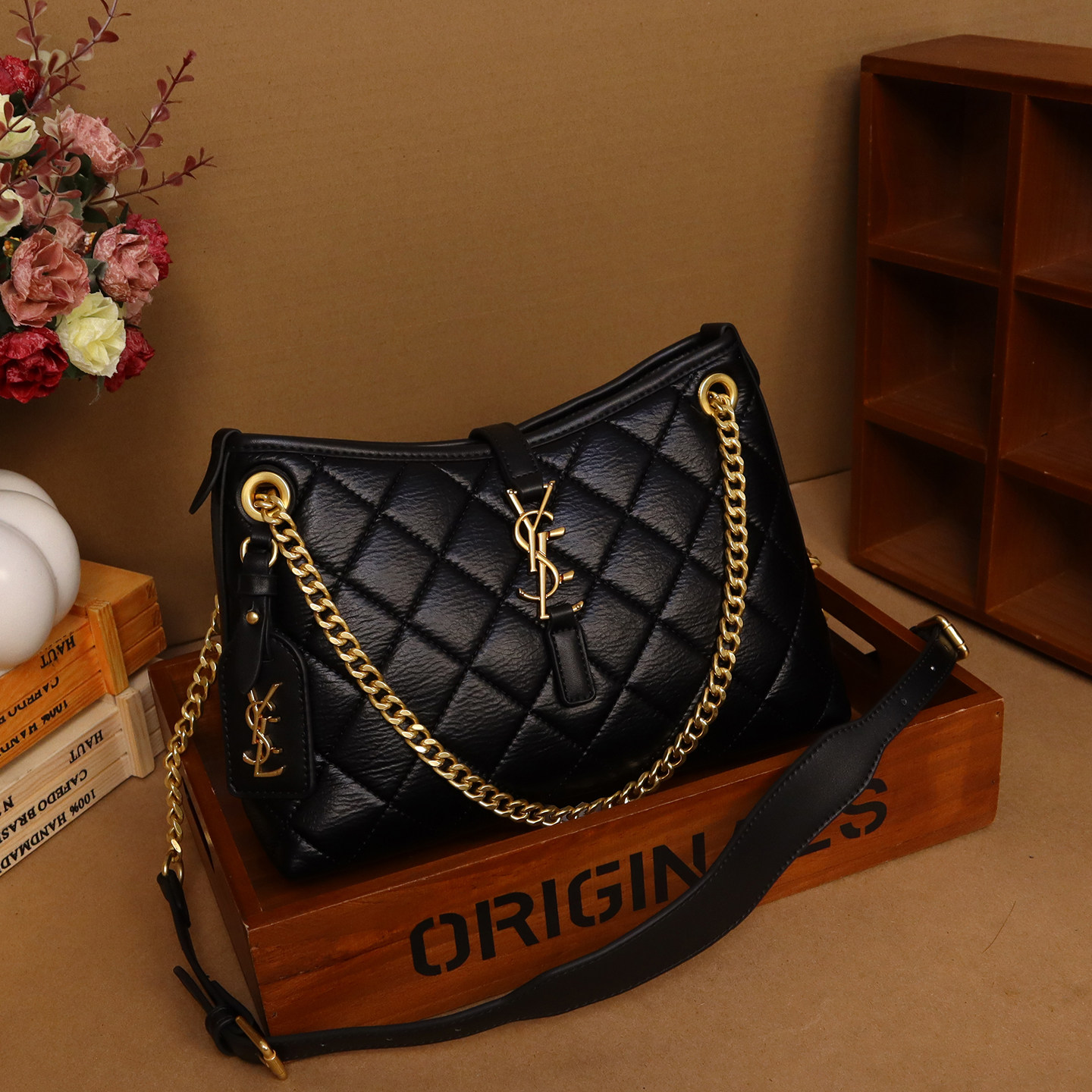 轻奢菱格纹饺子包女2026新款高级感单肩手提链条斜挎包时尚腋下包,箱包皮具/热销女包/男包,通用款女包,淘宝优惠券,粉丝福利购,淘宝优惠卷