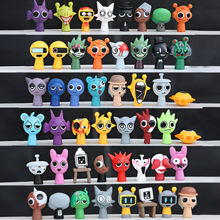 48款 节奏盒子sprunki手办模型摆件游戏周边奥伦西蒙儿童玩具礼物