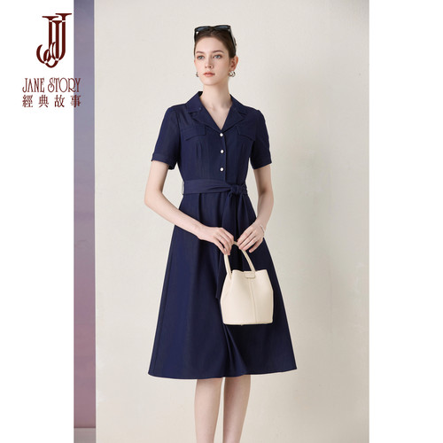 夏季薄款牛仔连衣裙女小个子
