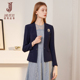高端蓝色西服修身 简约休闲通勤西装 外套女春秋2026新款 上衣小个子