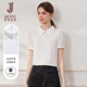 女夏季 衬衫 2026新款 知性雪纺衫 职业上衣小个子 气质泡泡袖 短袖 法式