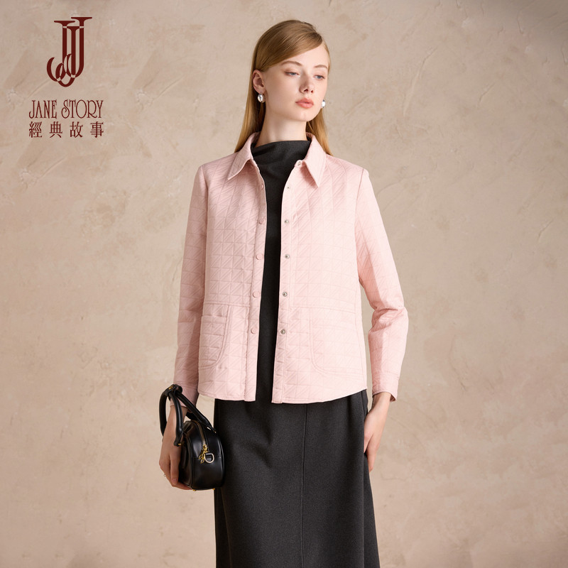 经典故事设计感夹棉衬衫外套女2026新款春秋正肩轻熟上装外穿衬衣