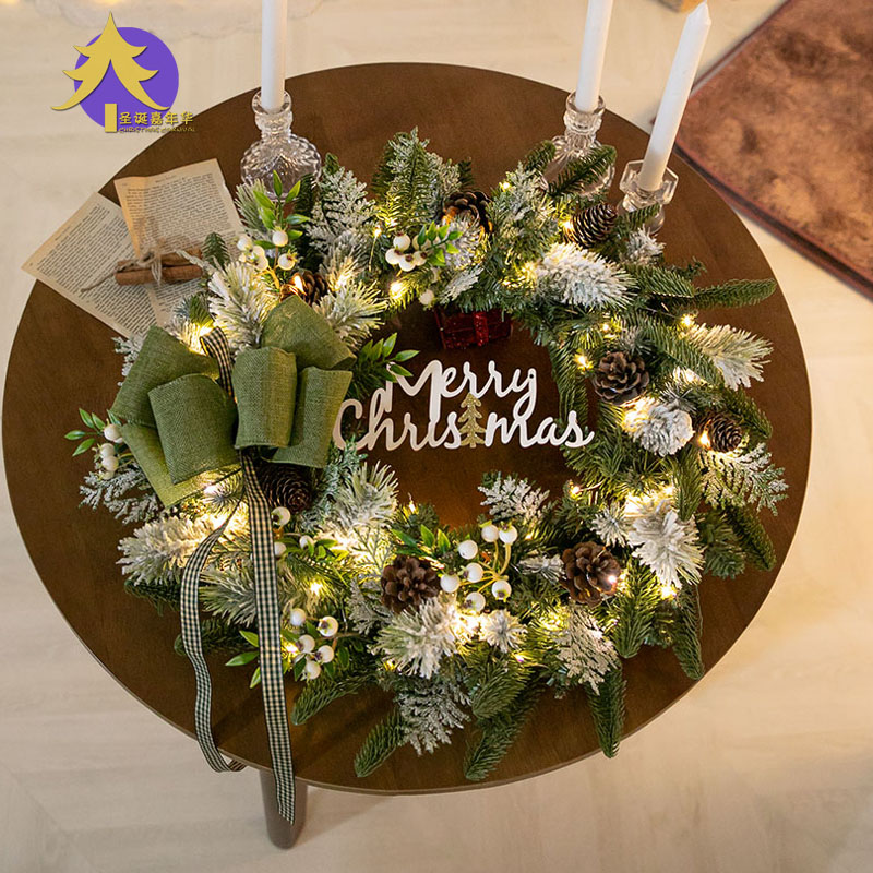 圣诞嘉年华圣诞花环装饰品