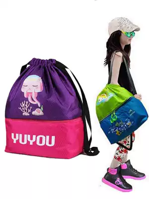 2021 new beach bag children's special swimming portable shoulder dry and wet separation waterproof bag baby storage bag