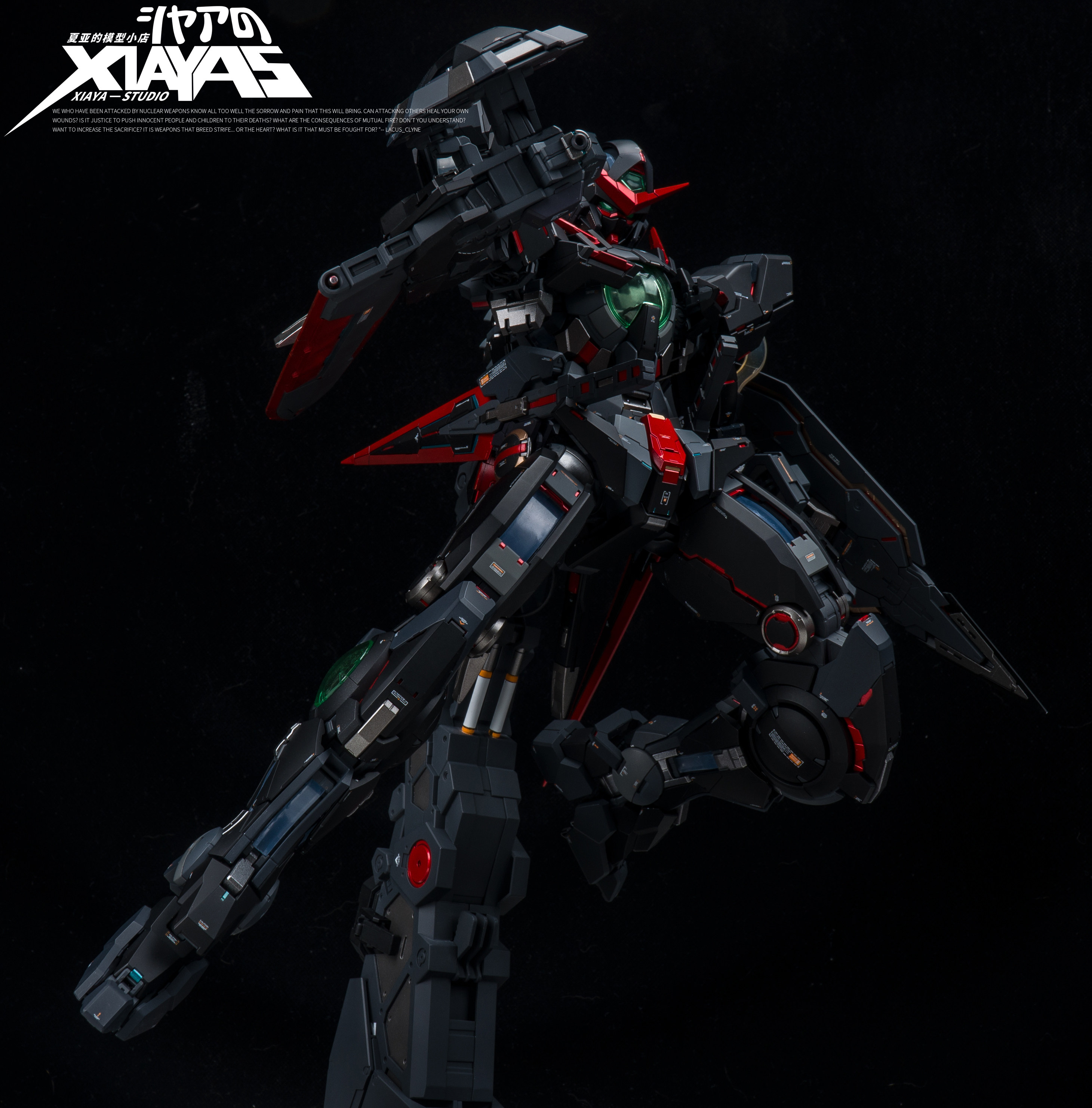 夏亚的模型小店 万代pg能天使 定制涂装代工成品