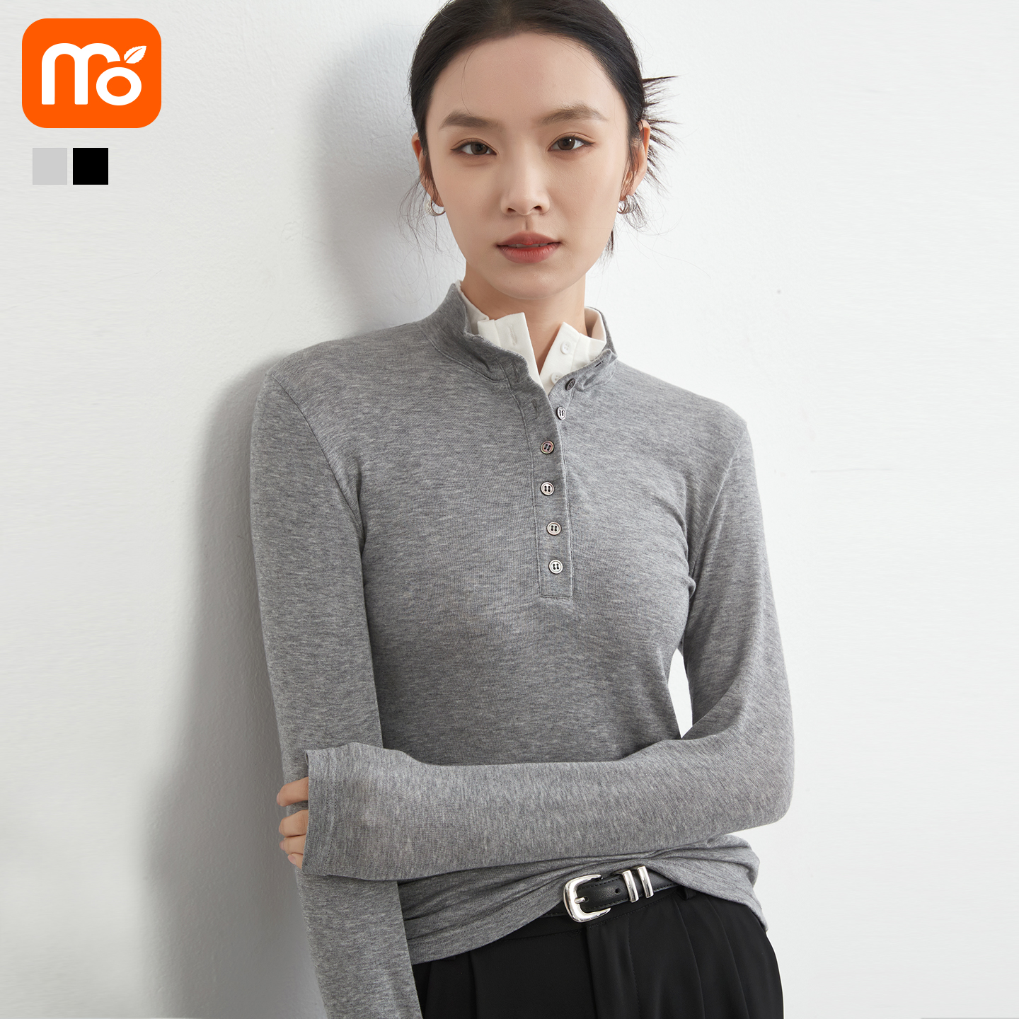 假两件上衣女时尚打底内搭可外穿