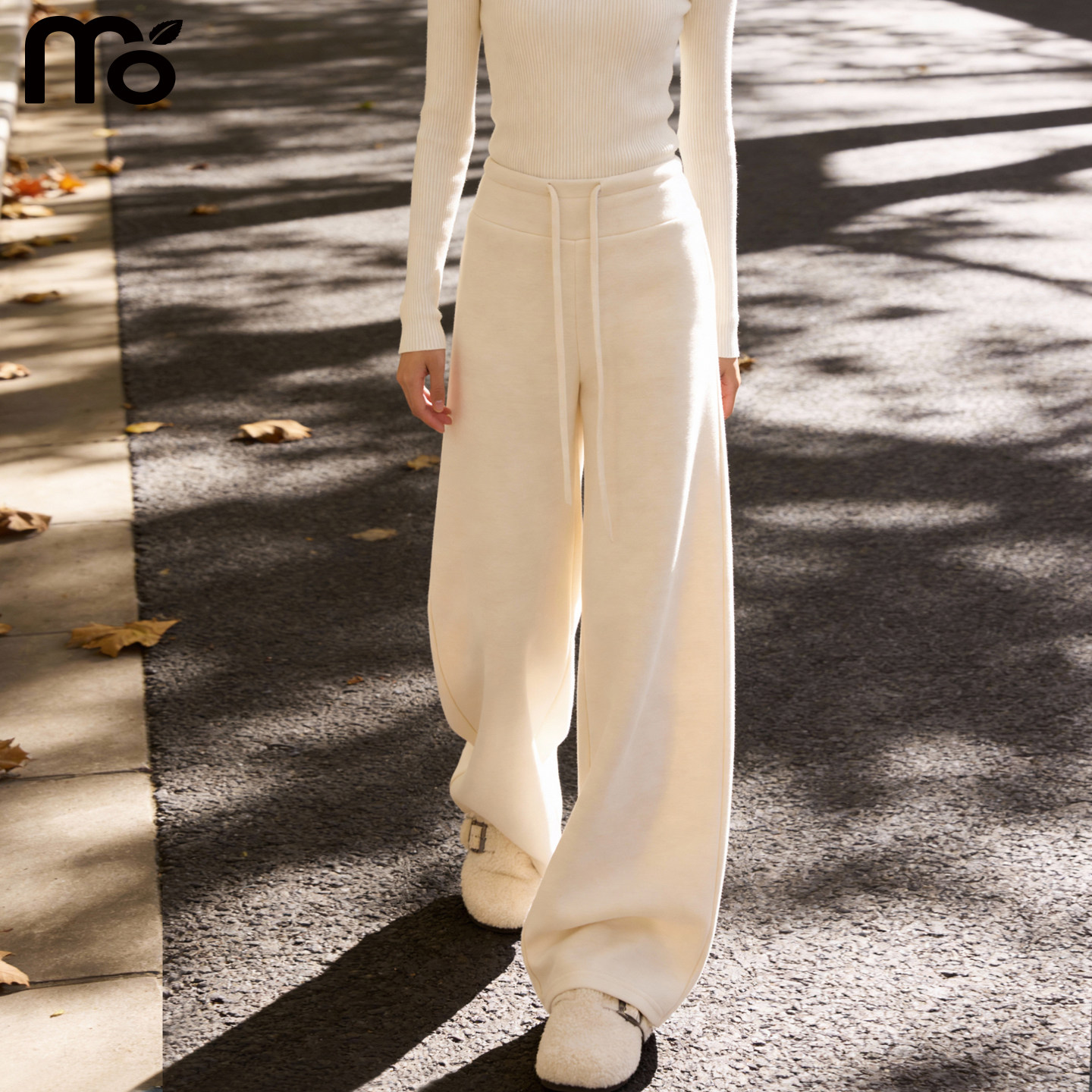 面膜糯米裤女秋冬季2025新款宽松垂感窄版休闲运动加厚加绒阔腿裤,女装/女士精品,休闲裤,淘宝优惠券,粉丝福利购,淘宝优惠卷