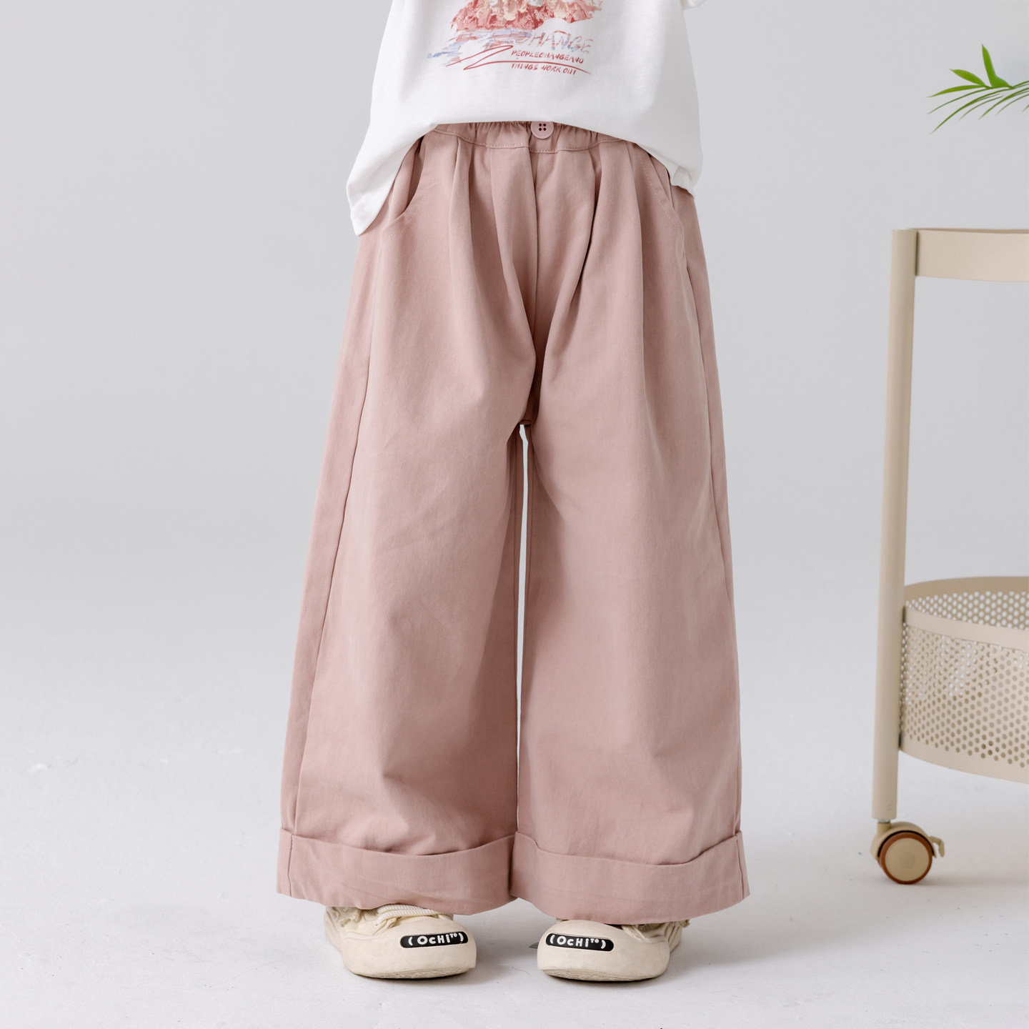 哈依鲁2025春秋季新款女童时尚休闲裤儿童中大童小学生韩版阔腿裤,童装/婴儿装/亲子装,裤子,淘宝优惠券,粉丝福利购,淘宝优惠卷