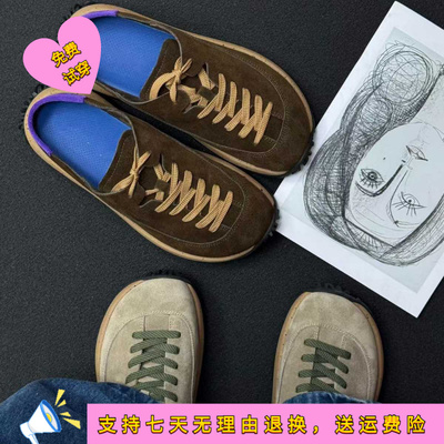 春季新品男女同款联名系带勃肯鞋