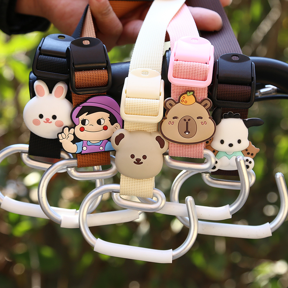 电动车环形挂钩前置卡通可爱推车
