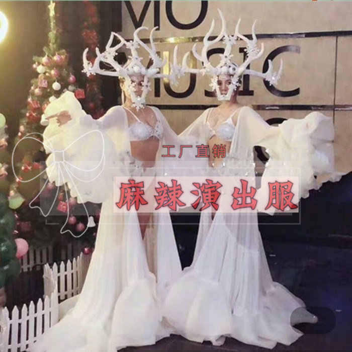 酒吧夜店鹿角gogo圣诞节演出服