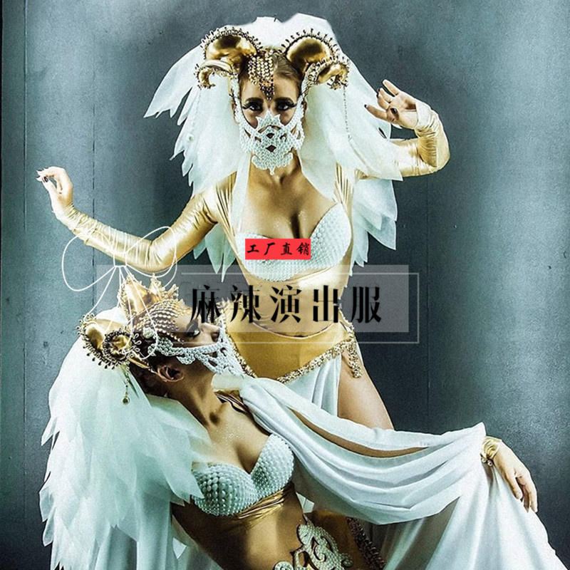 高端定制夜场gogo大气互动演出服