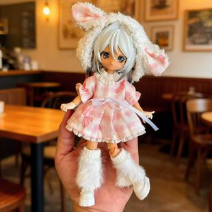 8分bjd12分ob11娃衣11-17厘米阿巳体邦倪兔人偶男女娃娃衣服裙