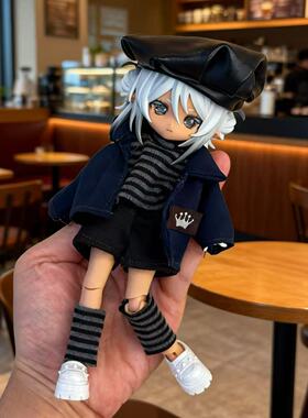 现货8分bjd12分ob11娃衣11-17厘米阿巳体可动人偶男女娃娃衣服裙