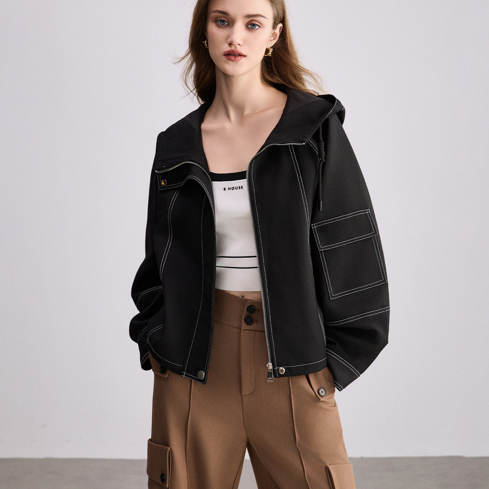 BasicHouse/百家好短外套