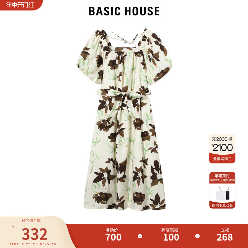 BasicHouse/百家好连衣裙