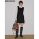 House 百家好黑色无袖 连衣裙女2026春季 Basic 新款 叠穿坎肩马甲裙