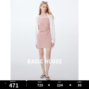 百家好温柔慵懒针织衫 Basic House 新款 套装 吊带连衣裙女春季