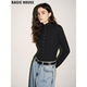 House 打底衫 百家好气质立领长袖 女2026春季 Basic 修身 针织衫 新款
