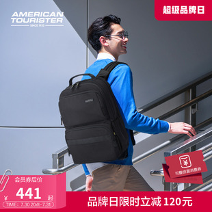 美旅2025新款 商務(wù)通勤雙肩包大容量背包防潑濺電腦包學(xué)生書包NE2