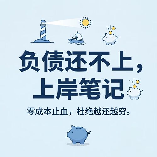 负债还不上：上岸笔记+零成本止血法