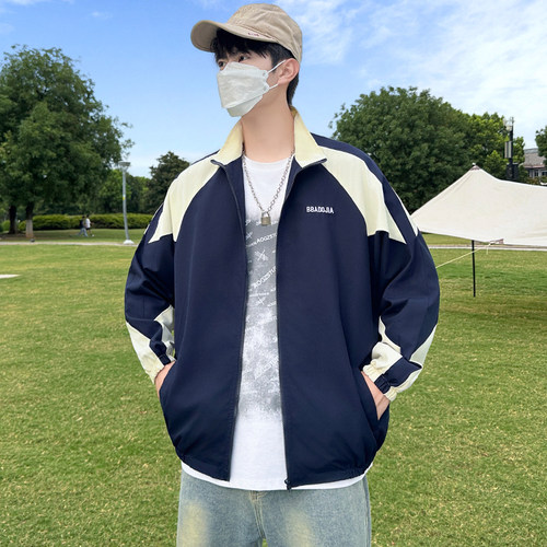 男士春秋款棒球服夹克