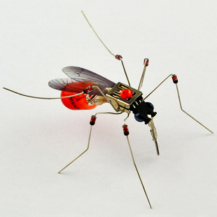 朋克机械昆虫拼装模型3D立体金属组装电子昆虫DIY手工男生玩具