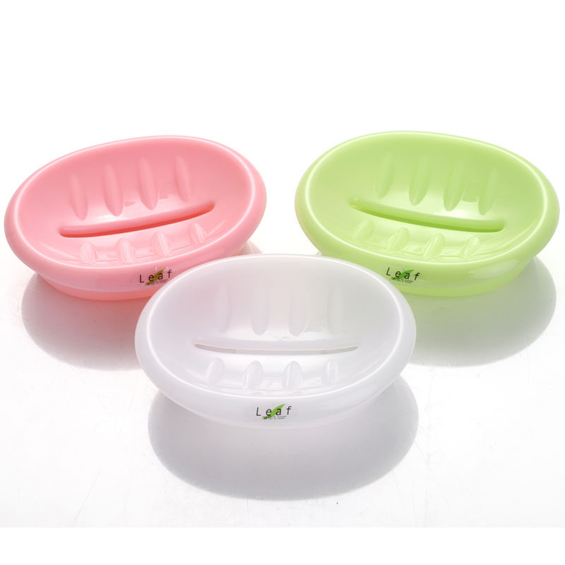 日本进口inomata塑料肥皂盒创意可爱沥水香皂盒家用简约洗脸皂托