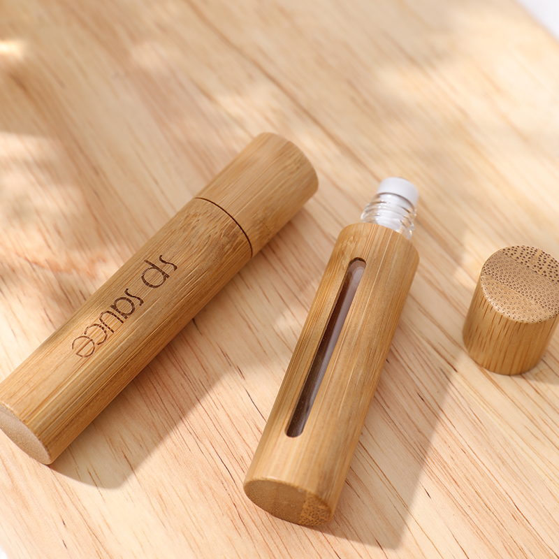 日本精油分装瓶小空瓶便携式滚珠精华液香水小样玻璃瓶子10ml