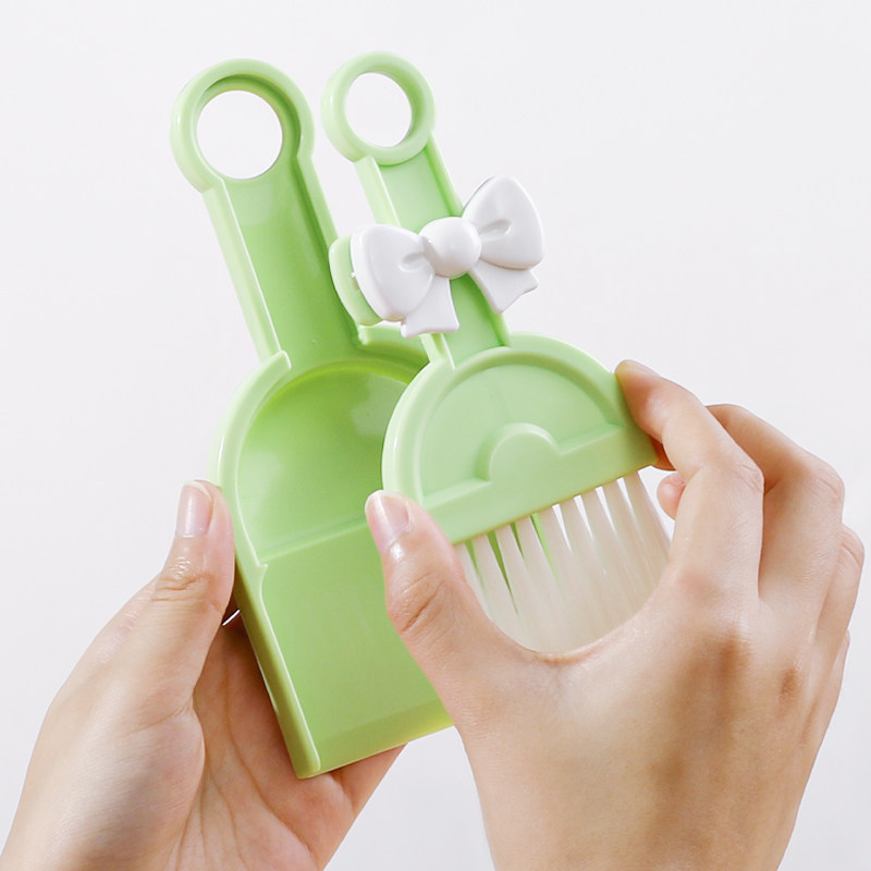 日本进口KOKUBO小扫把簸箕套装桌面清洁刷子家用学生儿童迷你扫帚