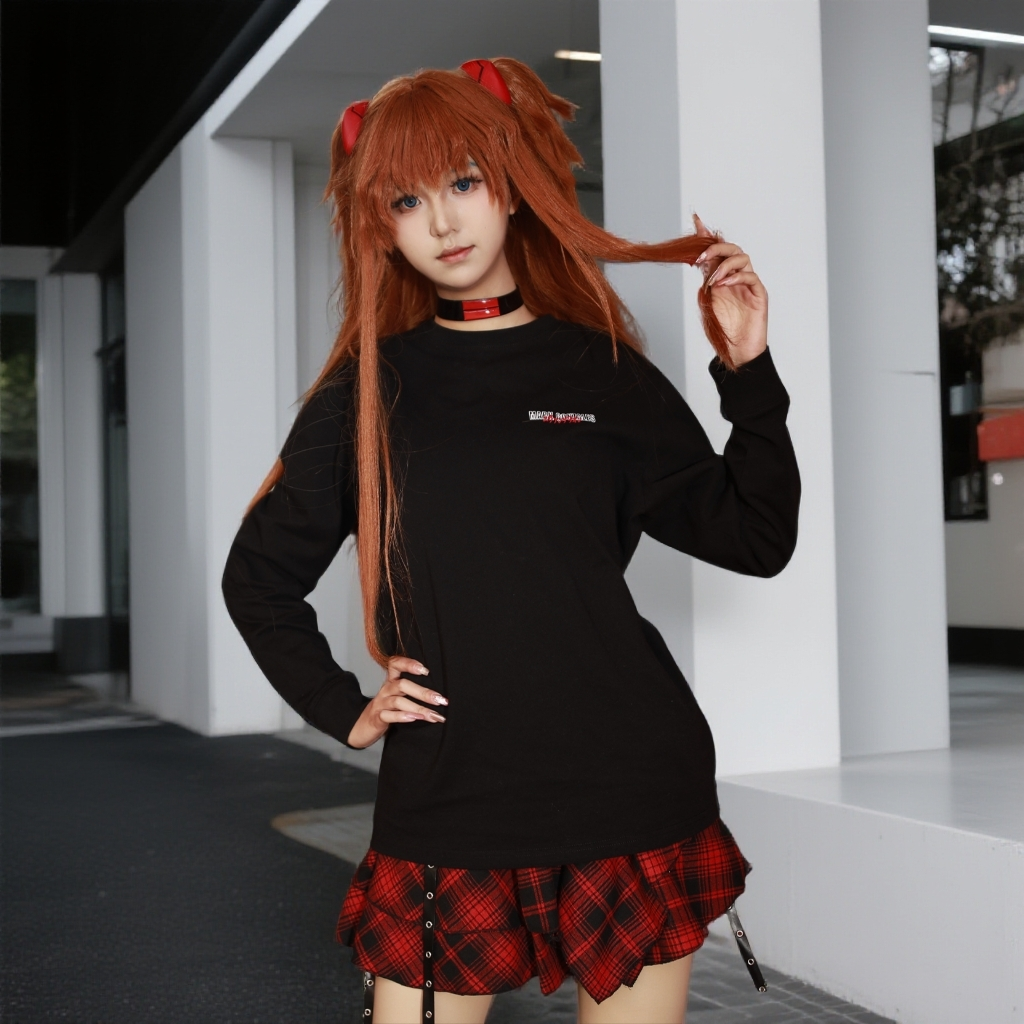 新世纪福音战士T恤男女秋冬卫衣