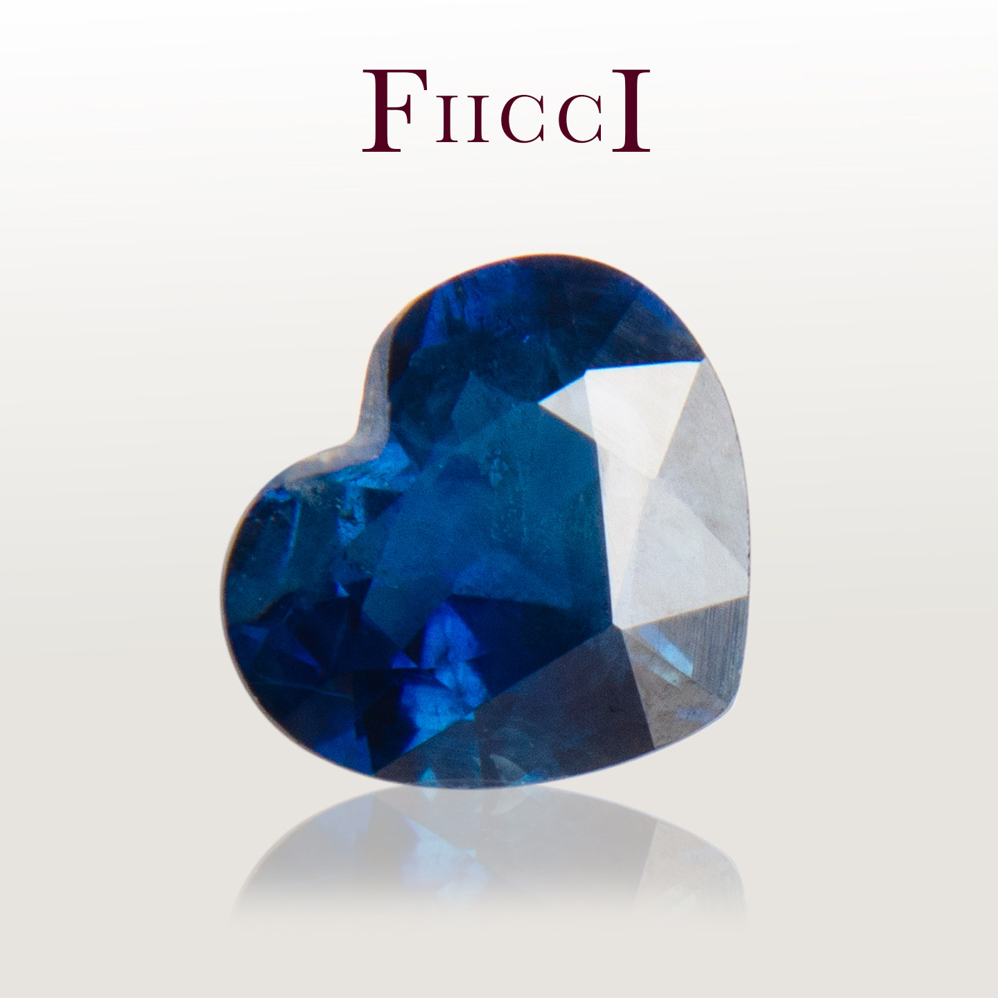 FIICCI菲伊奇 天然皇家蓝蓝宝石裸石爱心形定制戒指吊坠项链